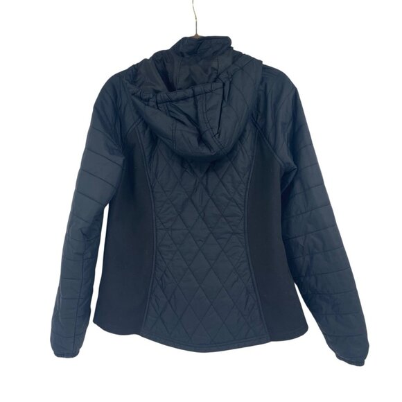 Eddie Bauer Women's Size L Black Quilted Full Zip Lightweight Pockets Jacket - Picture 2 of 10